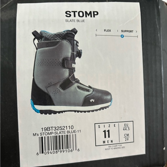 Men's Rome, STOMP Gray and Black Snow Boots - Picture 2 of 6